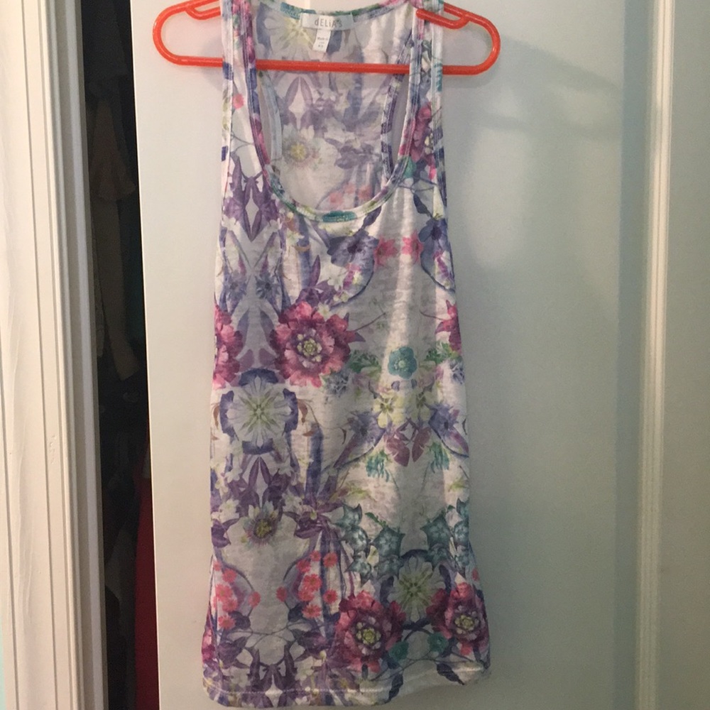 floral tank top